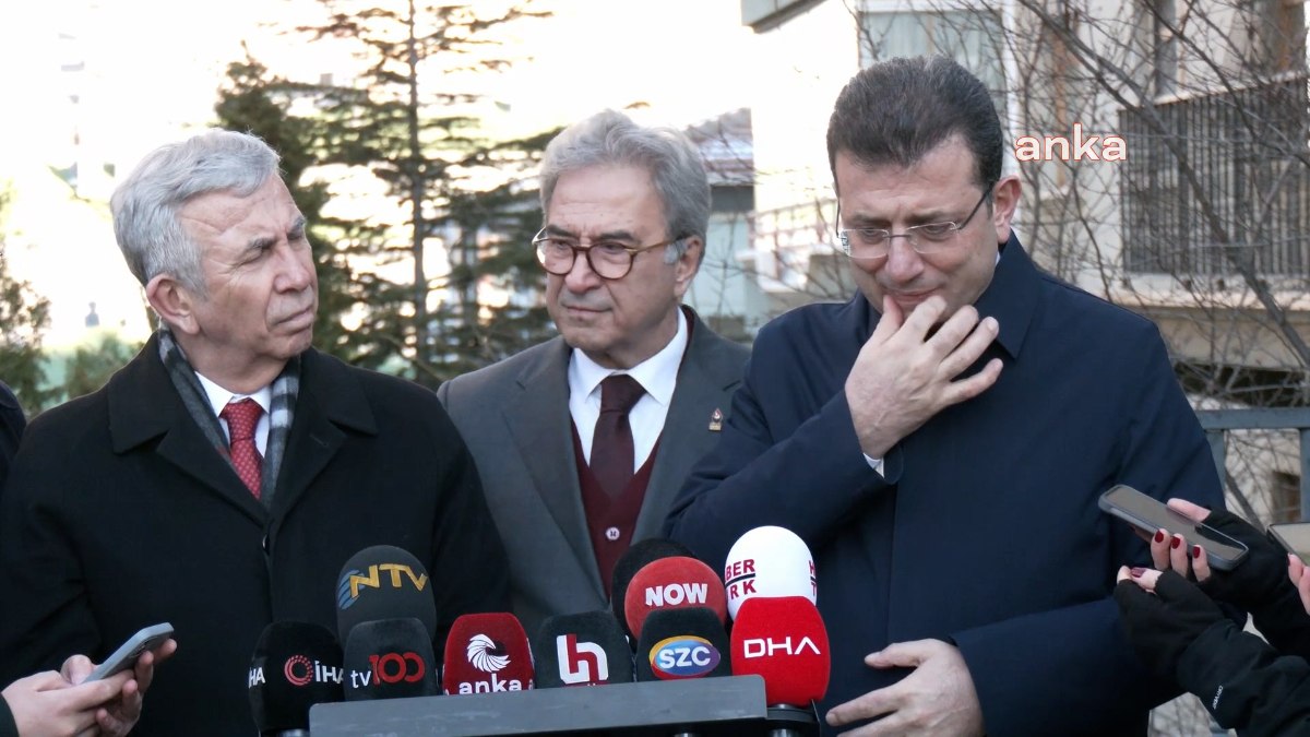 Ekrem İmamoğlu, Mansur Yavaş ile birlikte kamera karşısına geçti